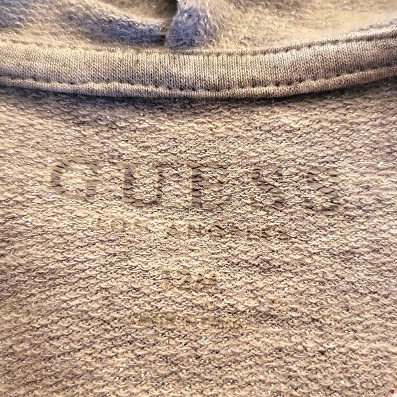 Guess grey/pink sparkly zip up hooded dress - Picture 3 of 5